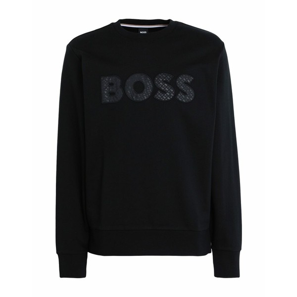 ボス メンズ パーカー・スウェットシャツ アウター Sweatshirts Black