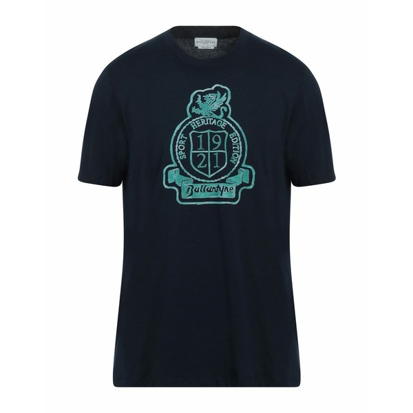 バランタイン メンズ Tシャツ トップス T-shirts Midnight blue-