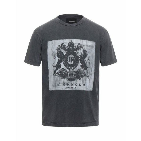 ジョン リッチモンド メンズ Tシャツ トップス T-shirts Steel greyの