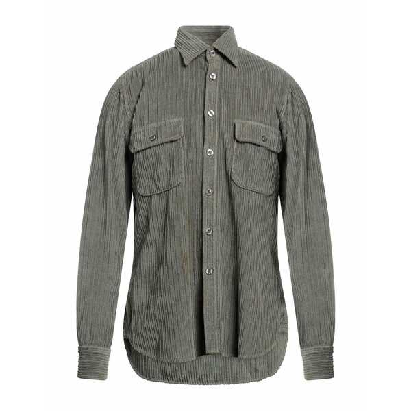 ティントリア マッティ メンズ シャツ トップス Shirts Dark green-