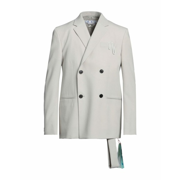 オフホワイト メンズ ジャケット＆ブルゾン アウター Suit jackets Light greyの通販は