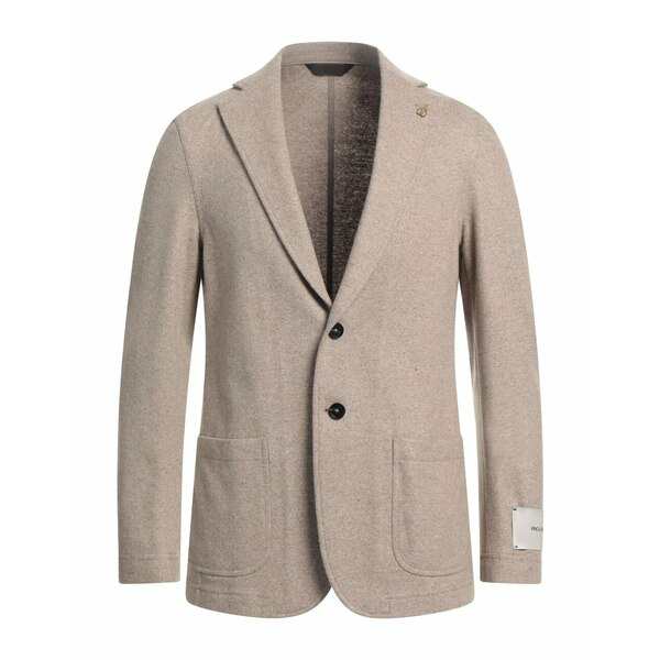 パオローニ メンズ ジャケット＆ブルゾン アウター Suit jackets Beige