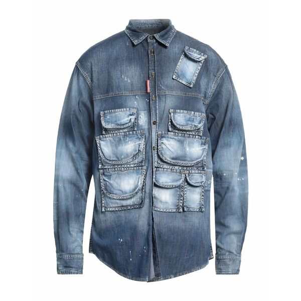 ディースクエアード メンズ シャツ トップス Denim shirts Blueの通販