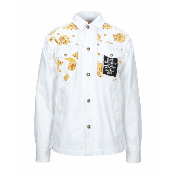 ベルサーチ メンズ ジャケット＆ブルゾン アウター Denim outerwear Whiteの通販は 44,880円