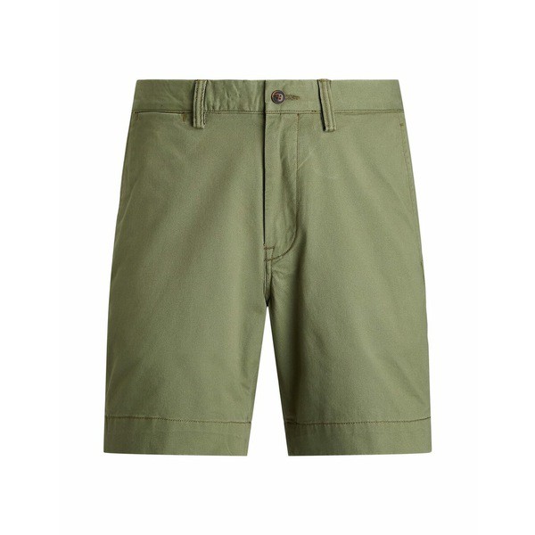ラルフローレン メンズ カジュアルパンツ ボトムス 8-INCH STRETCH STRAIGHT FIT TWILL SHORT Military greenの通販は
