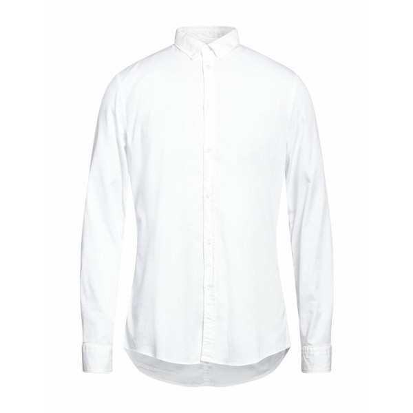 トラサルディ メンズ シャツ トップス Shirts White-