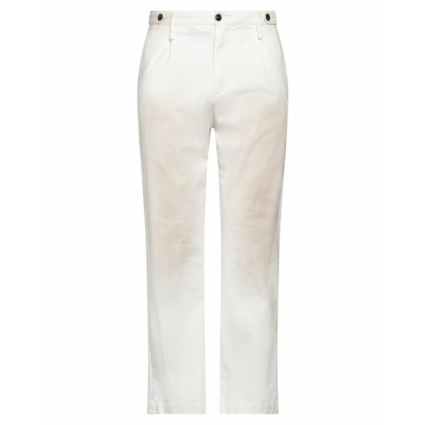 プラス・ピープル メンズ カジュアルパンツ ボトムス Pants Whiteの通販は