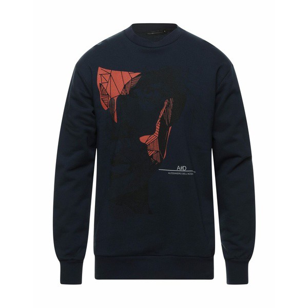 アレッサンドロ デラクア メンズ パーカー・スウェットシャツ アウター Sweatshirts Midnight blue｜au PAY マーケット