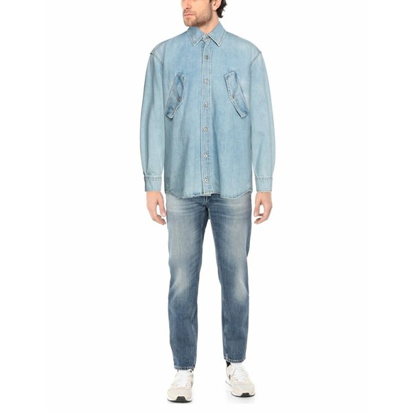 マルセロバーロン メンズ シャツ トップス Denim shirts Blueの通販は