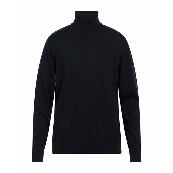 ゲス メンズ ニット&セーター アウター Turtlenecks Midnight blueの