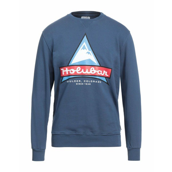 ホルバー メンズ パーカー・スウェットシャツ アウター Sweatshirts Slate blue｜au PAY マーケット