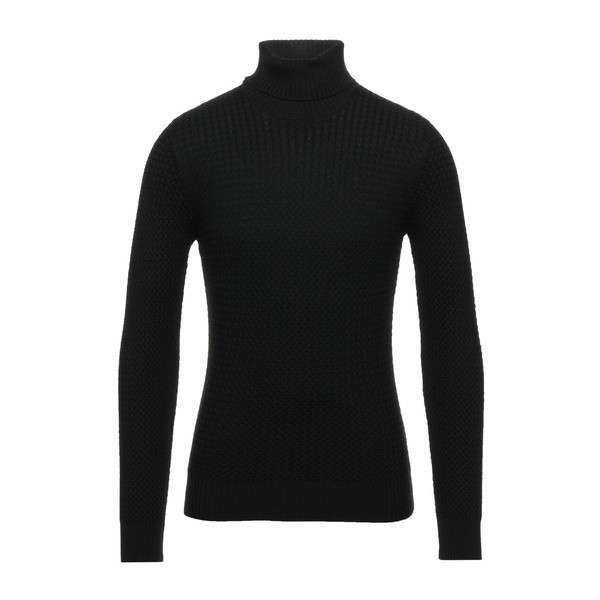 グランサッソ メンズ ニット&セーター アウター Turtlenecks Blackの