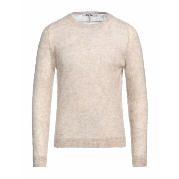 マウロ グリフォーニ メンズ ニット&セーター アウター Sweaters Beige 