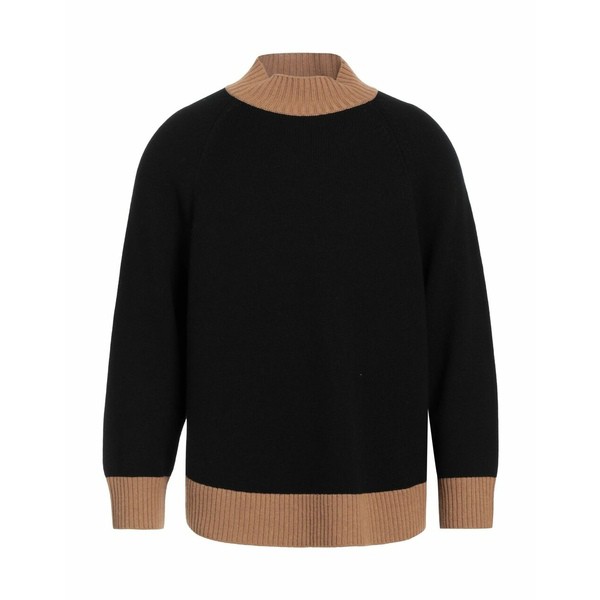 グランサッソ メンズ ニット&セーター アウター Turtlenecks Blackの