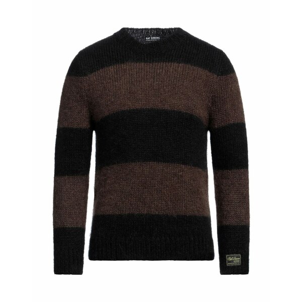 RAF SIMONS 売れ筋商品|||ラフ・シモンズ ニット&セーター アウター レディース Sweaters Black RAF SIMONS（ラフシモンズ）の「Oversized reversed braid