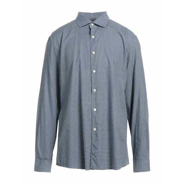 ゼニア メンズ シャツ トップス Shirts Midnight blueの通販はau PAY