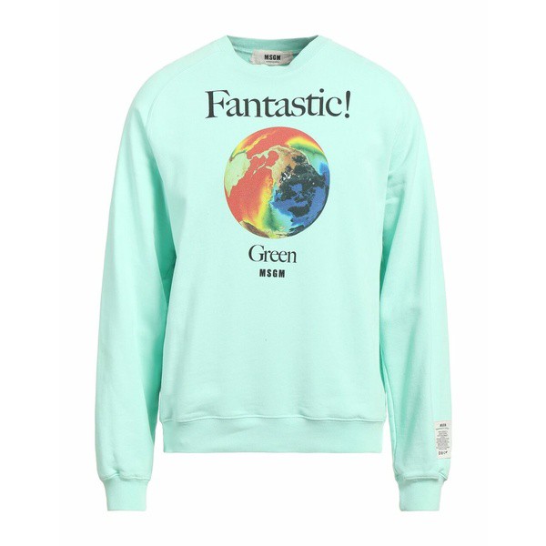 エムエスジイエム メンズ パーカー・スウェットシャツ アウター Sweatshirts Light greenの通販は
