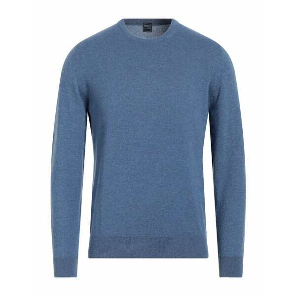 フェデーリ メンズ ニット&セーター アウター Sweaters Slate blueの