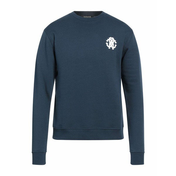 ロベルトカヴァリ メンズ パーカー・スウェットシャツ アウター Sweatshirts Midnight blueの通販は