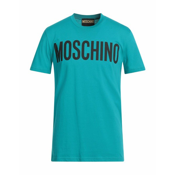 モスキーノ メンズ Tシャツ トップス T-shirts Turquoiseの通販はau