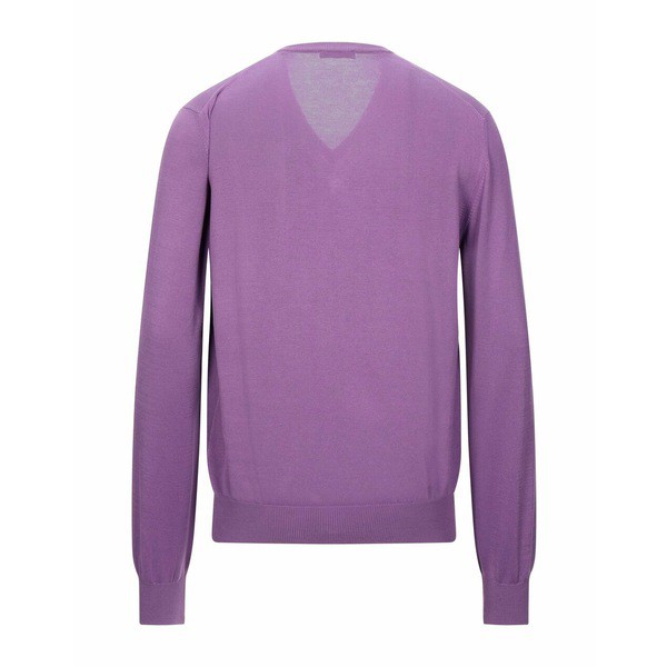 グランサッソ メンズ ニット&セーター アウター Sweaters Purpleの通販