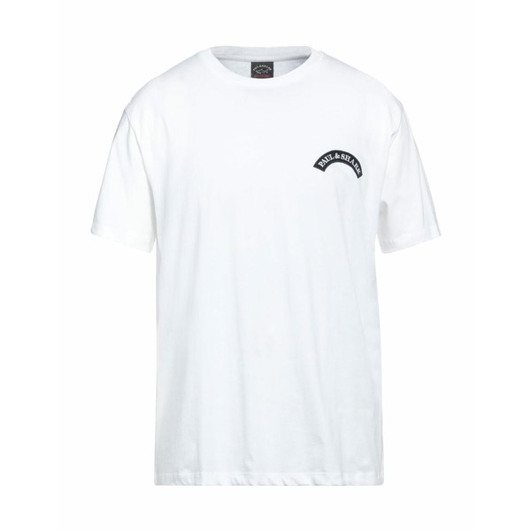 ポールアンドシャーク メンズ Tシャツ トップス T-shirts Whiteの通販