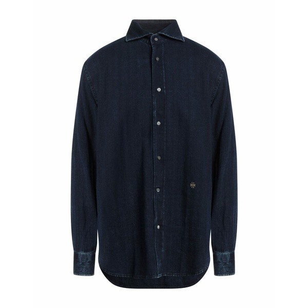 ヤコブ コーエン メンズ シャツ トップス Denim shirts Blueの通販はau