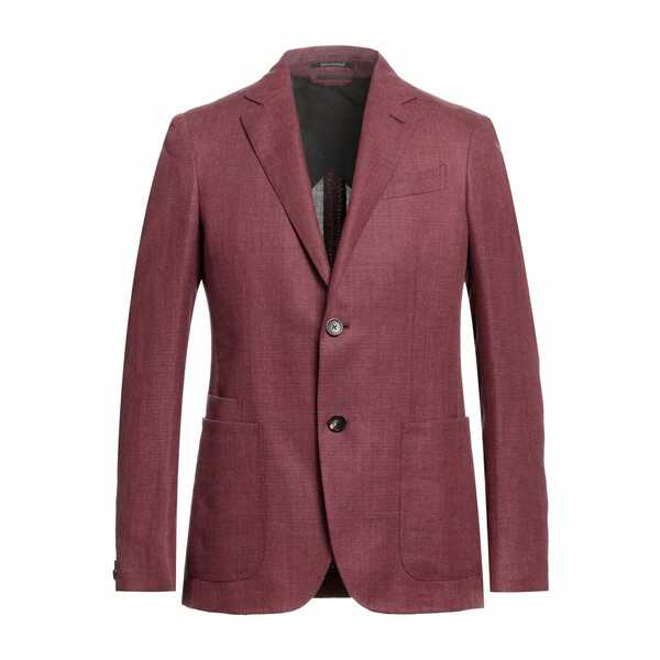 ゼニア メンズ ジャケット＆ブルゾン アウター Suit jackets Burgundy