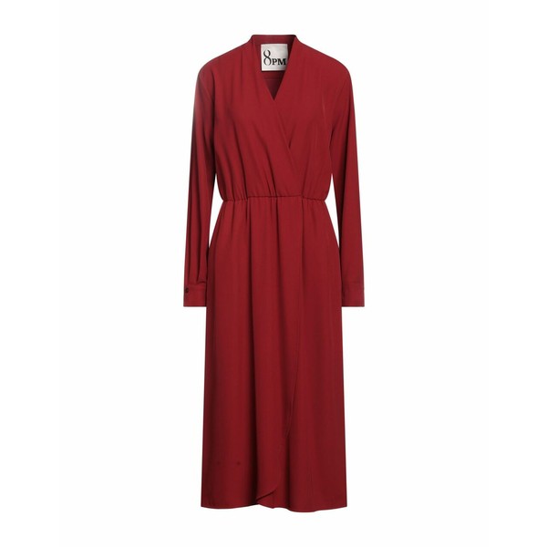 エイト・ピーエム レディース ワンピース トップス Midi dresses Burgundy