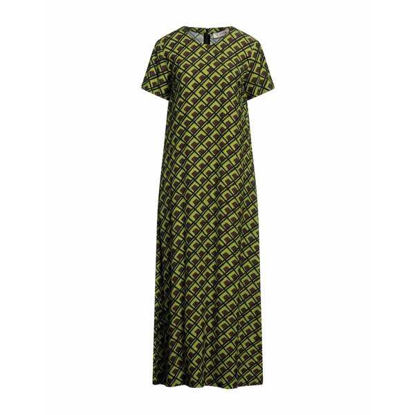 ユッカ レディース ワンピース トップス Long dresses Acid greenの