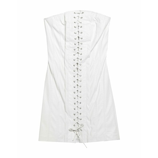 アニエバイ レディース ワンピース トップス Short dresses White-