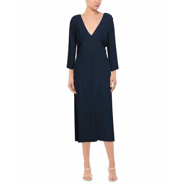 ユッカ レディース ワンピース トップス Midi dresses Midnight blueの