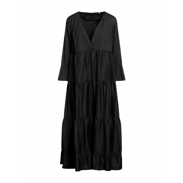 キャリバン レディース ワンピース トップス Midi dresses Black