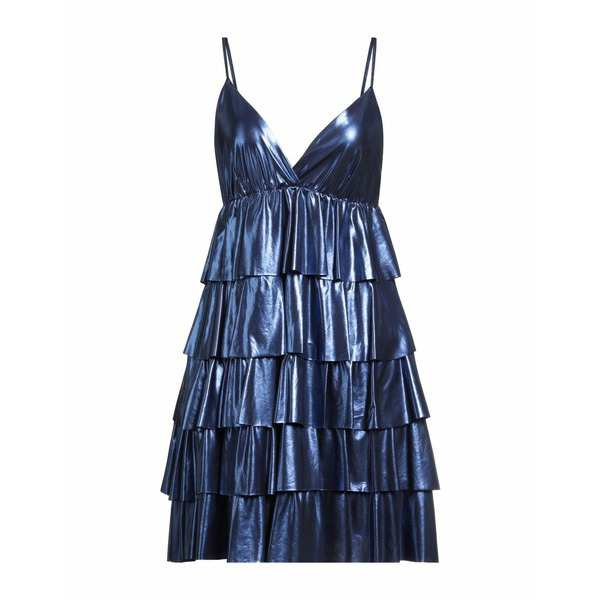 アニエバイ レディース ワンピース トップス Short dresses Blue