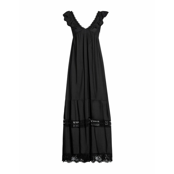 リュージョー レディース ワンピース トップス Long dresses Black