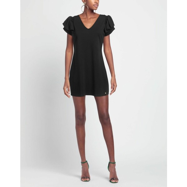 モーテル レディース ワンピース トップス Short dresses Blackの通販