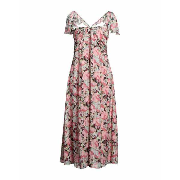 ピンコ レディース ワンピース トップス Long dresses Salmon pinkの