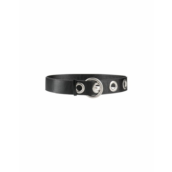 送料無料】 マルニ レディース ベルト アクセサリー Thin belt Black-