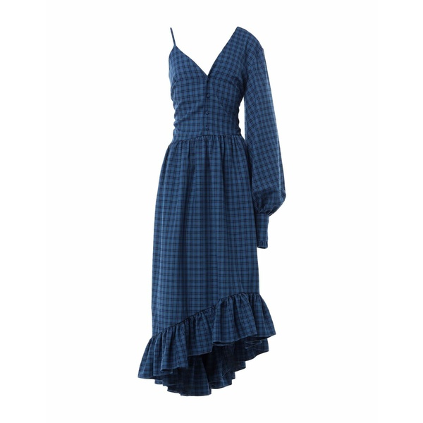 ロック レディース ワンピース トップス Long dresses Blueの通販は