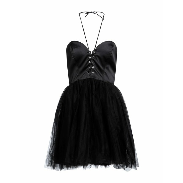 アニエバイ レディース ワンピース トップス Short dresses Blackの