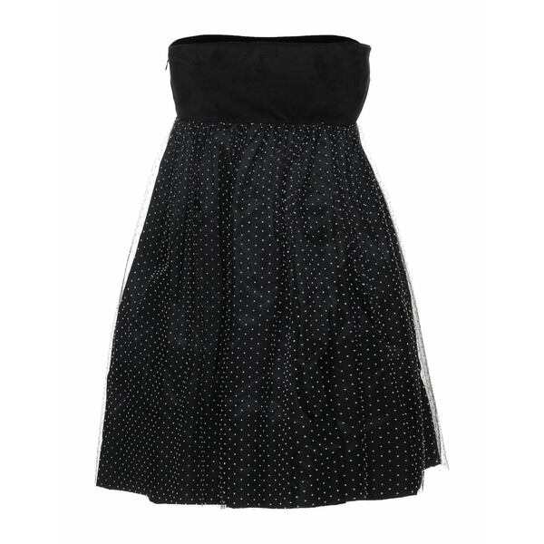 ボロガーノ レディース ワンピース トップス Short dresses Blackの