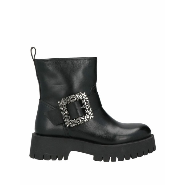 コーラルブルー レディース ブーツ シューズ Ankle boots Blackの通販