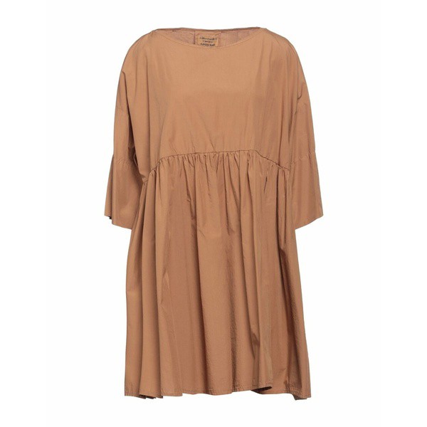 アレッシアサンティ レディース ワンピース トップス Short dresses Camel