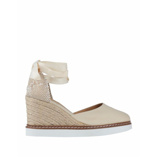 カスタニエール レディース サンダル シューズ Espadrilles Creamの