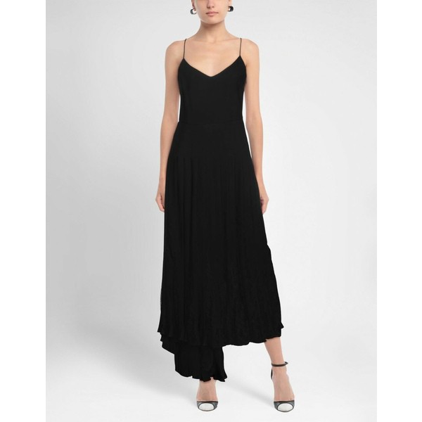 ヴァレンティノ レディース ワンピース トップス Long dresses Blackの