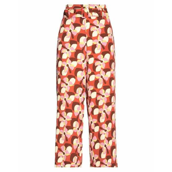 マリパルミ レディース カジュアルパンツ ボトムス Pants Brick redの