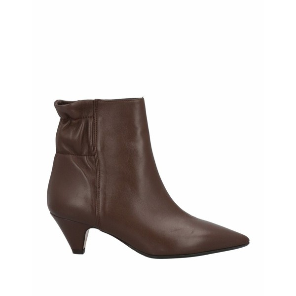 アンナ・エフ レディース ブーツ シューズ Ankle boots Dark brownの