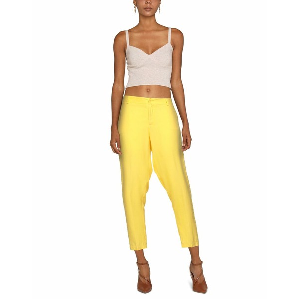 リュージョー レディース カジュアルパンツ ボトムス Pants Yellowの