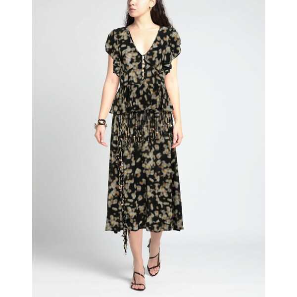 フランキーモレロ レディース ワンピース トップス Midi dresses Black