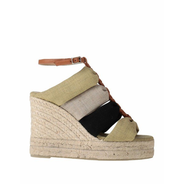 カスタニエール レディース サンダル シューズ Espadrilles Acid green